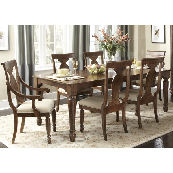 Rustic Tradition Cherry Rectangular Dinette Table Brown Rustic Tradition Cherry Rectangular Dinette Table Brown