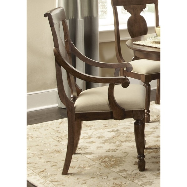 Liberty Rustic Tradition Cherry Arm Chair (Set of 2)
