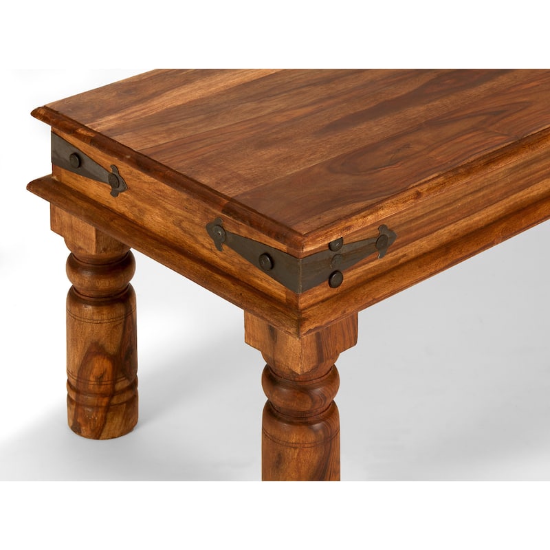 Handmade Thakat Rustic Bench (India) - 60" x 16" x 18"