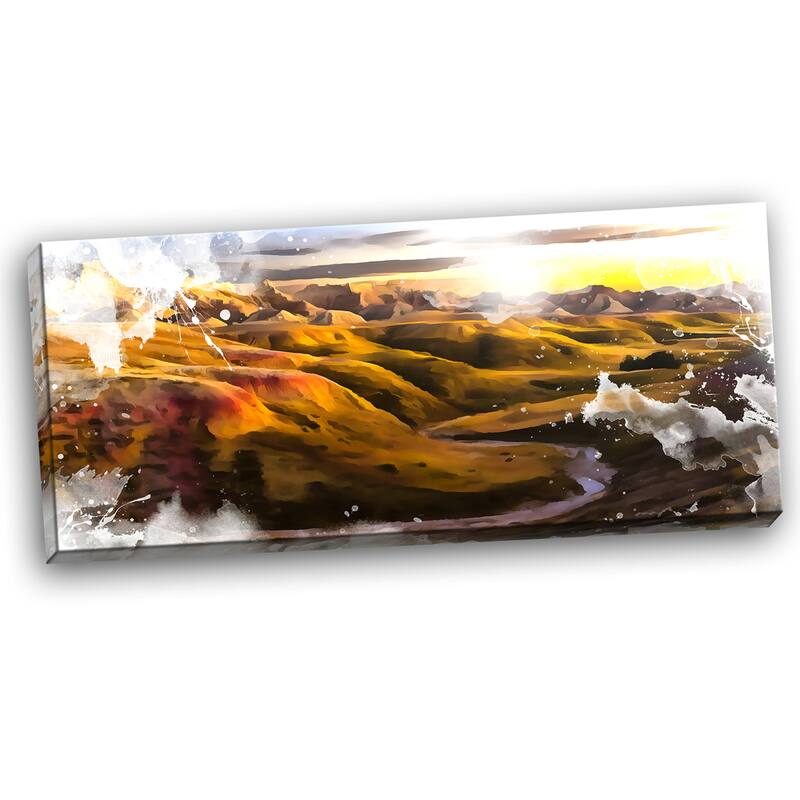 Design Art "US Valley Landscape" Canvas Art