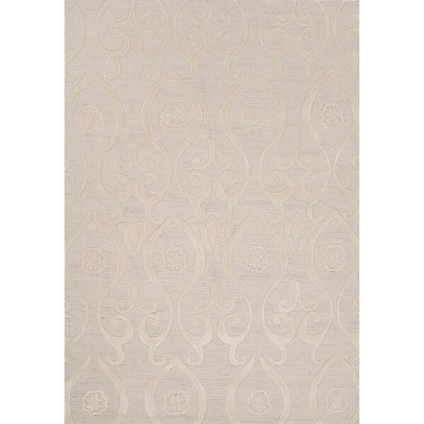 Shop Hand-tufted Floral Ivory Area Rug (2' x 3') - Free ...