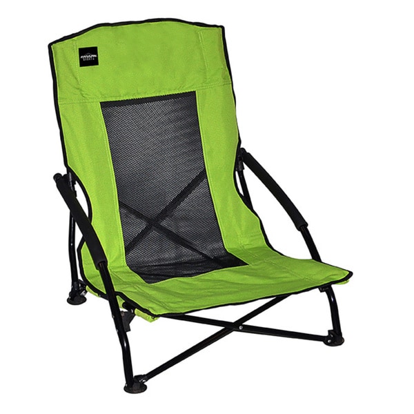 Shop Caravan Sports Compact Lime Green Low-back Folding ...