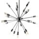 preview thumbnail 2 of 2, Beam Stainless Steel Chandelier