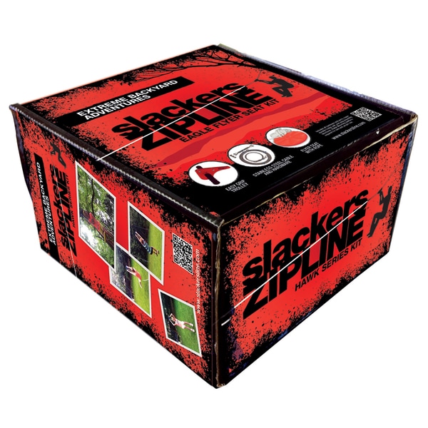 Slackers 90-foot Eagle Series Zipline Kit with Seat