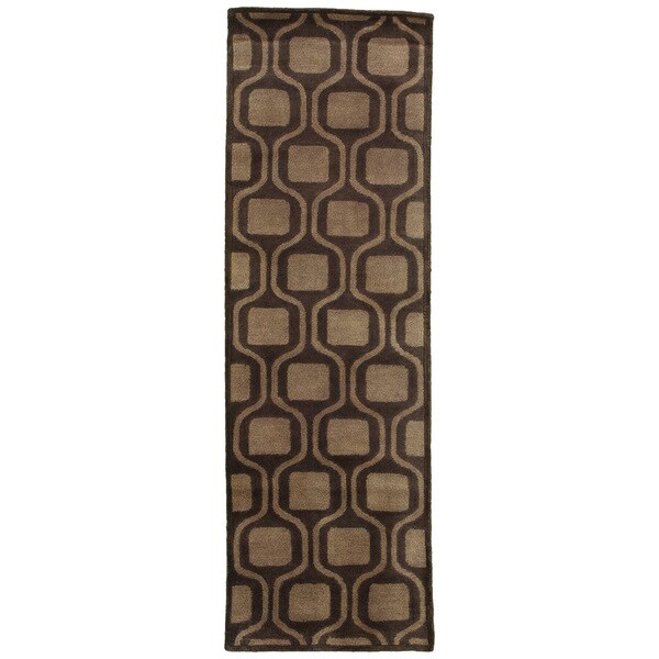 Shop Majestic Charcoal Runner Rug 2'5" x 7'9" Free Shipping Today