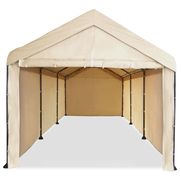 Shop Caravan Canopy Mega Domain Carport Full Sidewall Kit - Free ...