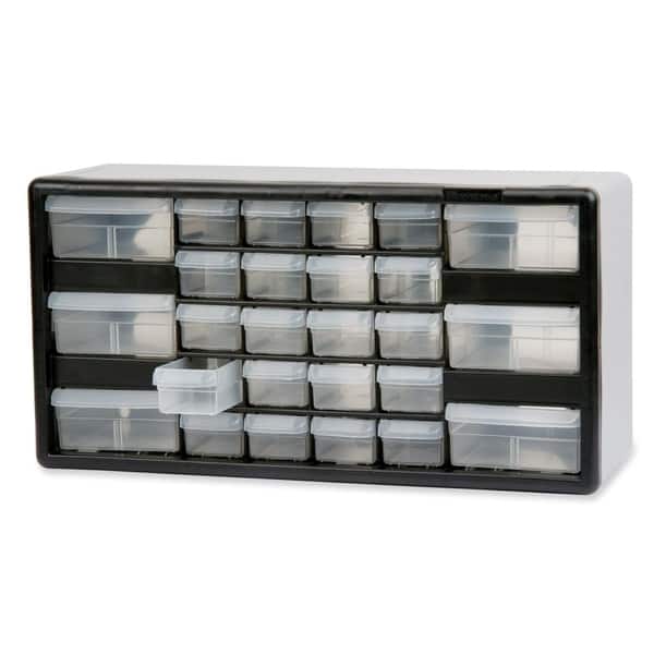 Akro-Mils Plastic Storage Cabinet, 24 Drawers