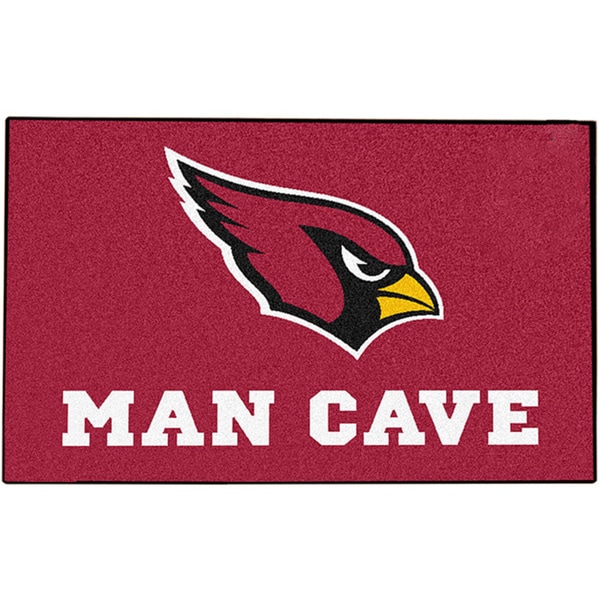 Fanmats Arizona Cardinals Red Nylon Man Cave Allstar Rug (2'8 x 3'8)
