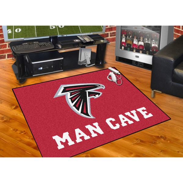 Fanmats Atlanta Falcons Red Nylon Man Cave Allstar Rug (2'8 x 3'8)