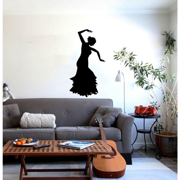 Shop Flamenco Dancing Vinyl Wall Art Free Shipping On Orders Over 45