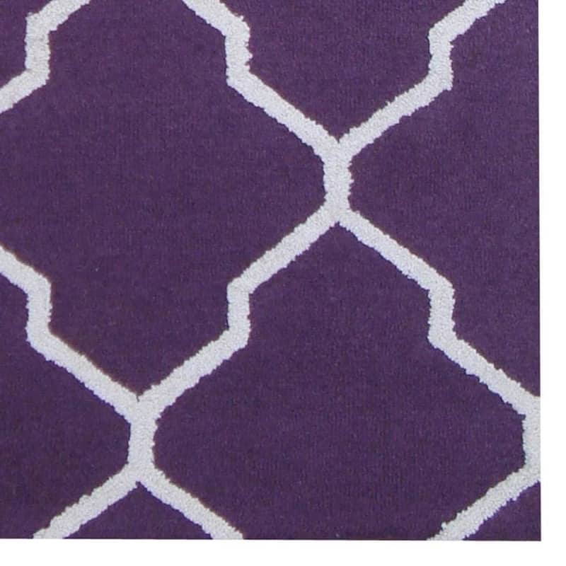 HERAT ORIENTAL 5' x 7' Handmade Trellis Wool Rug - 5' x 7'