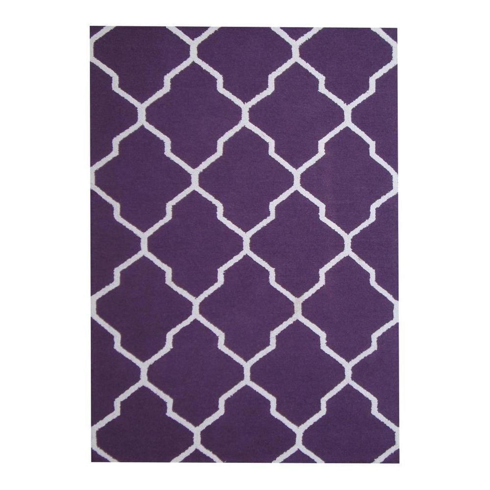 HERAT ORIENTAL 5' x 7' Handmade Trellis Wool Rug - 5' x 7'