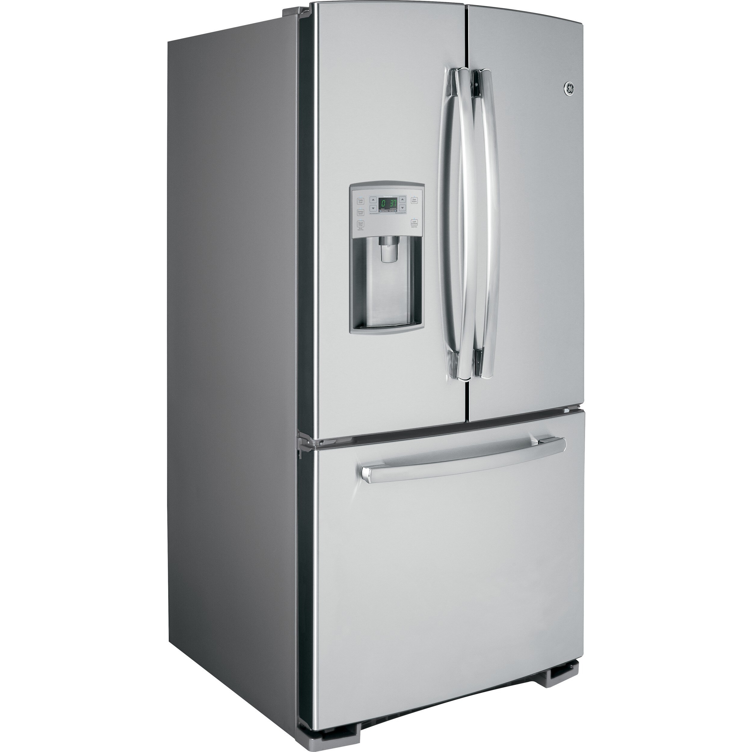 Shop Ge Profile 22 7 Cu Ft French Door Refrigerator Free