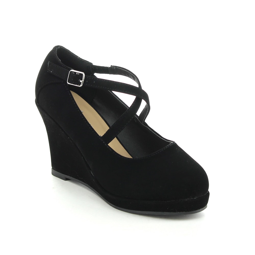 women's mary jane wedges