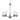 Cambridge 5-Light Brushed Nickel 28 in. Chandelier with White Glass