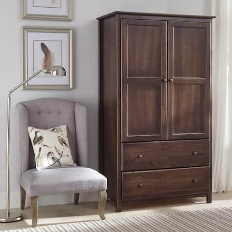 Armoires Wardrobe Closets Online At Our Best Grain Wood Furniture Shaker 2 Door Solid Armoire Espresso Finish 41x72x22