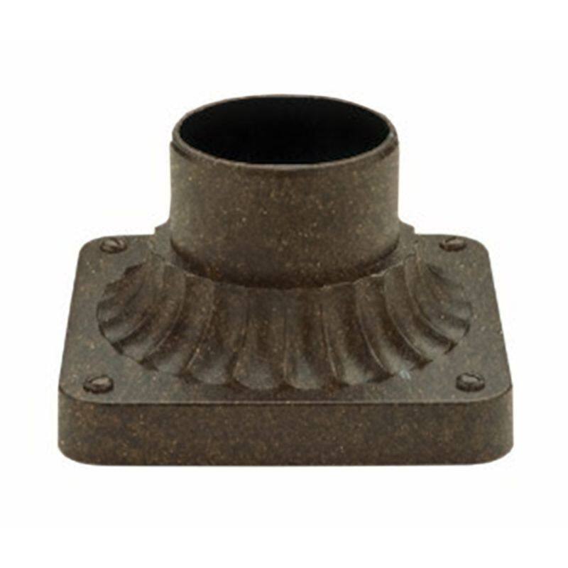 Cambridge Burnished Bronze 5.5 in. Outdoor Post Light Base