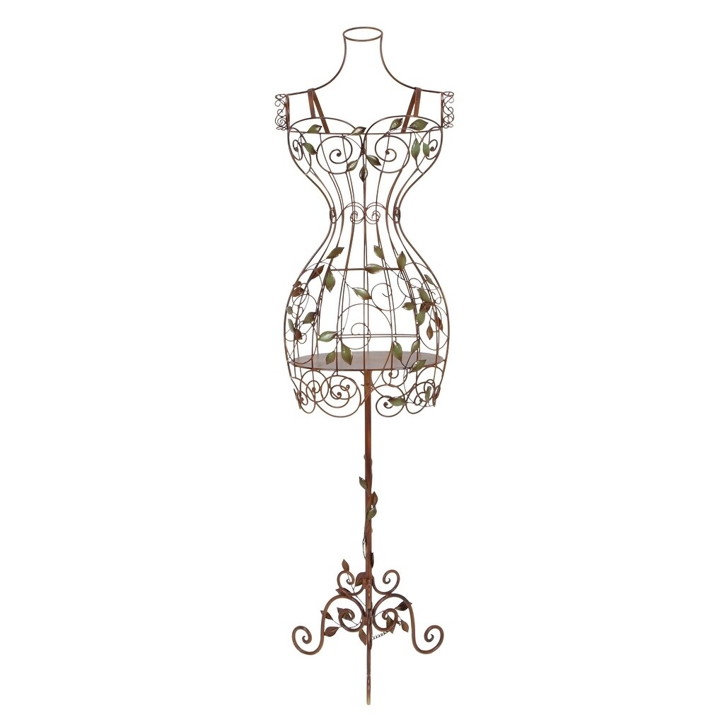 knee length dresses for ladies Female Display Dress Form on Chrome Rolling Base