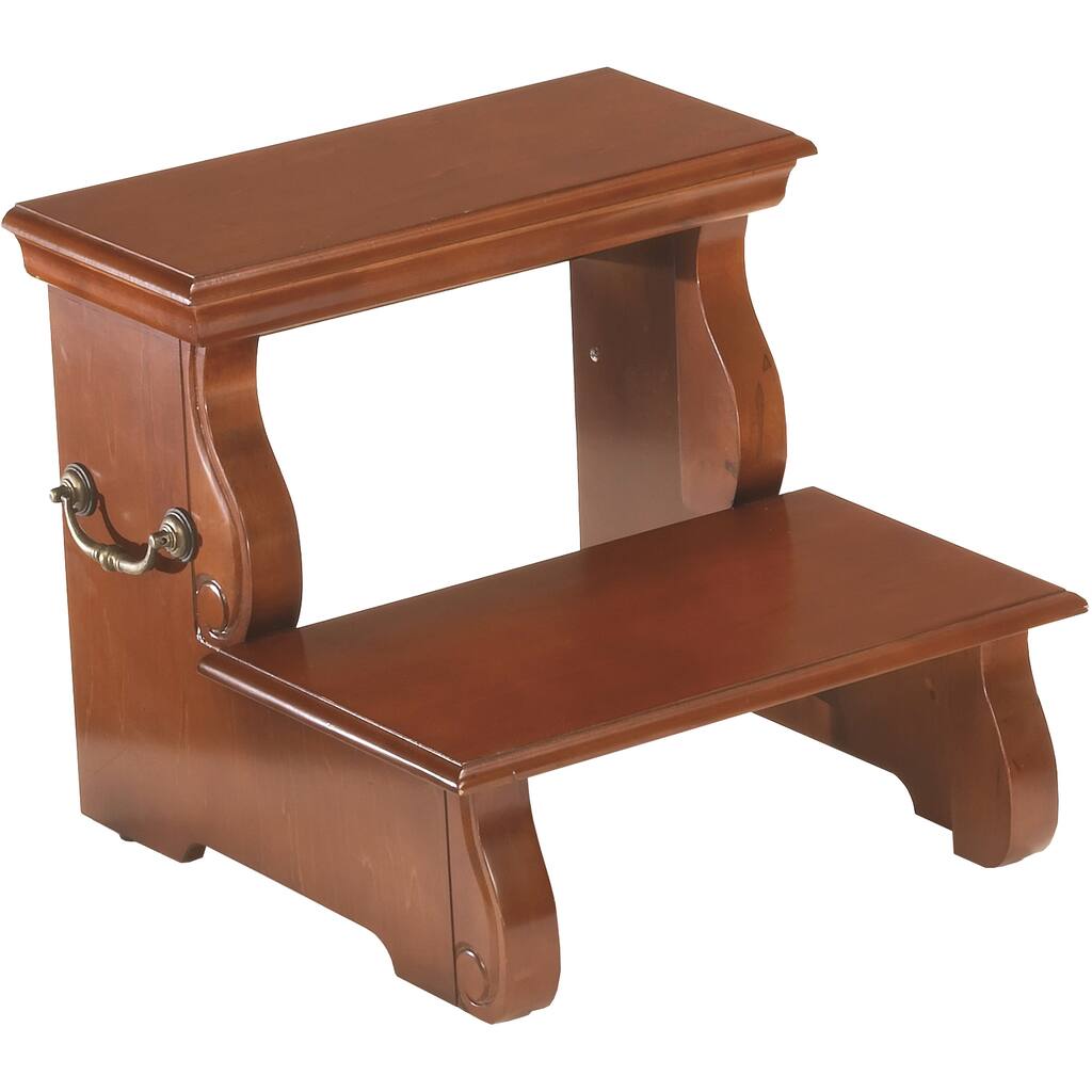 Wooden 2-stair Step Stool