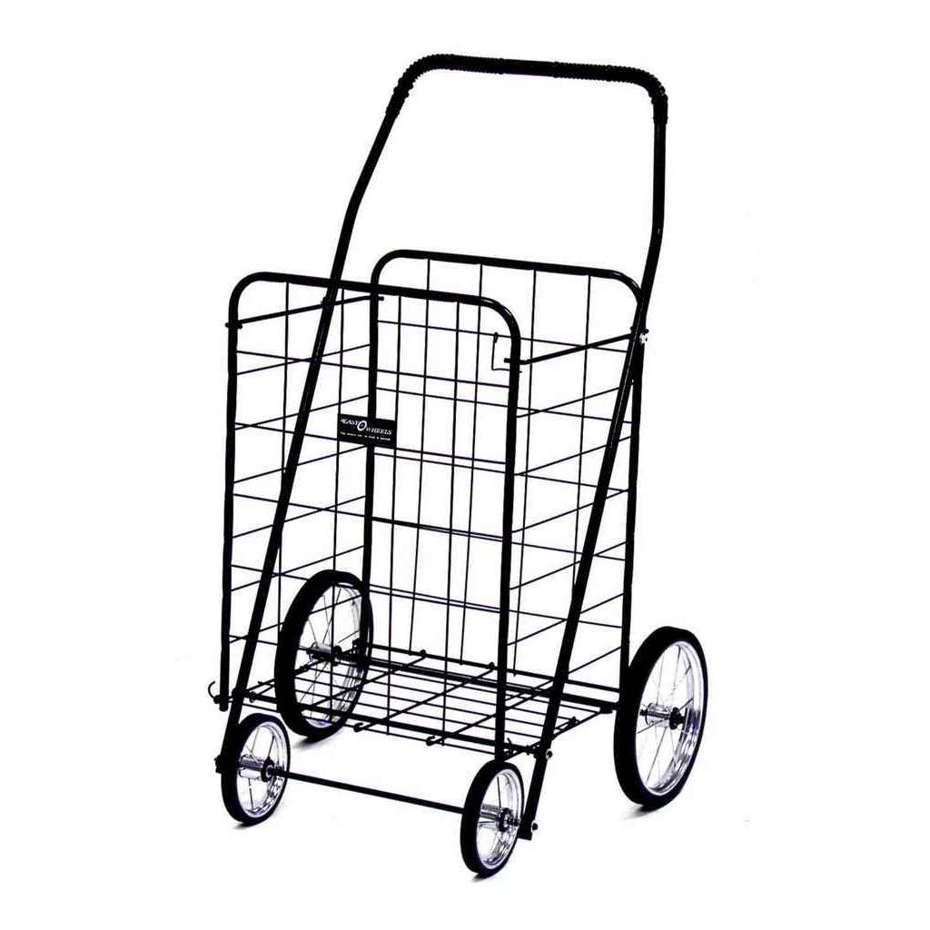 Jumbo Shopping Cart Black