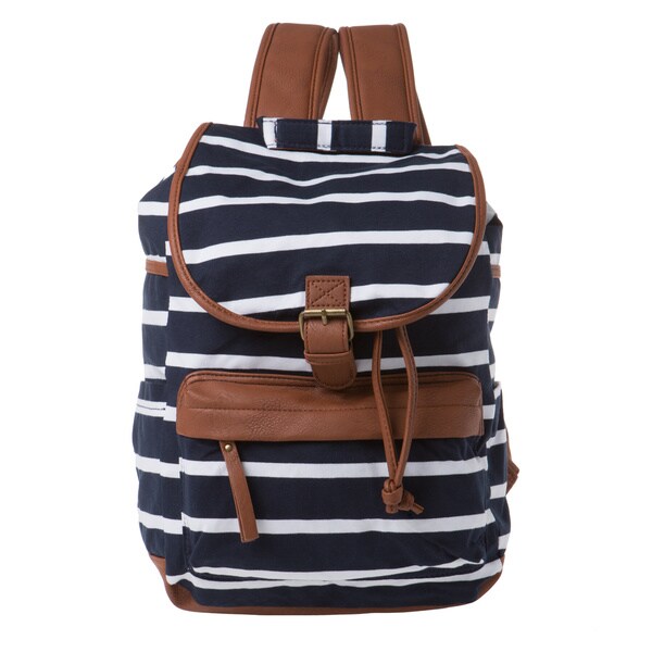 madden girl backpack striped