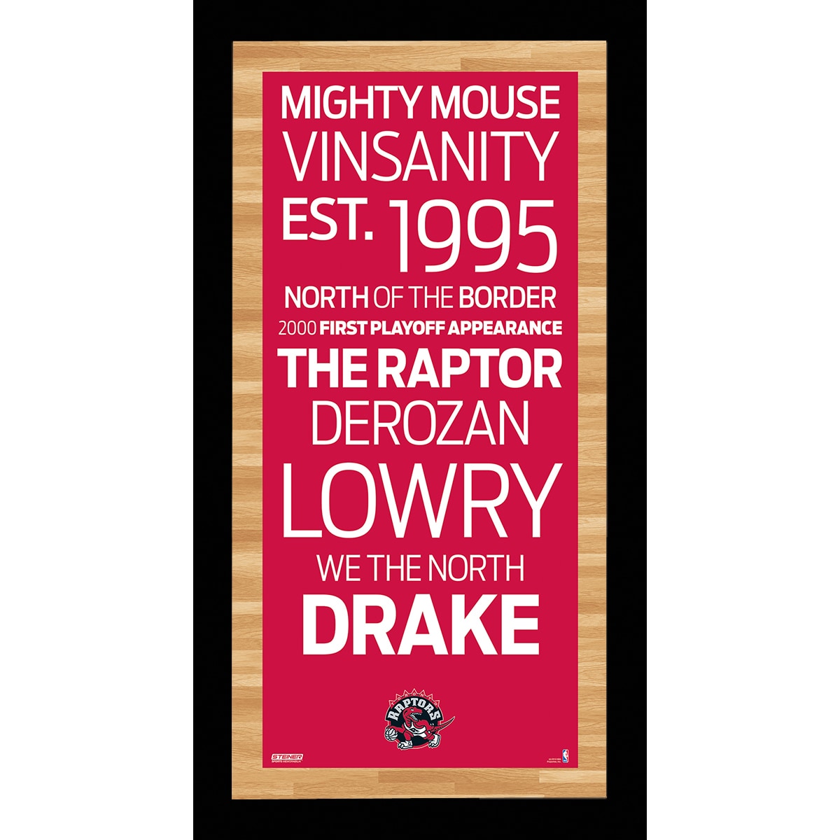 Shop Toronto Raptors Subway Sign Wall Art 9.5x19 Photo Free Shipping