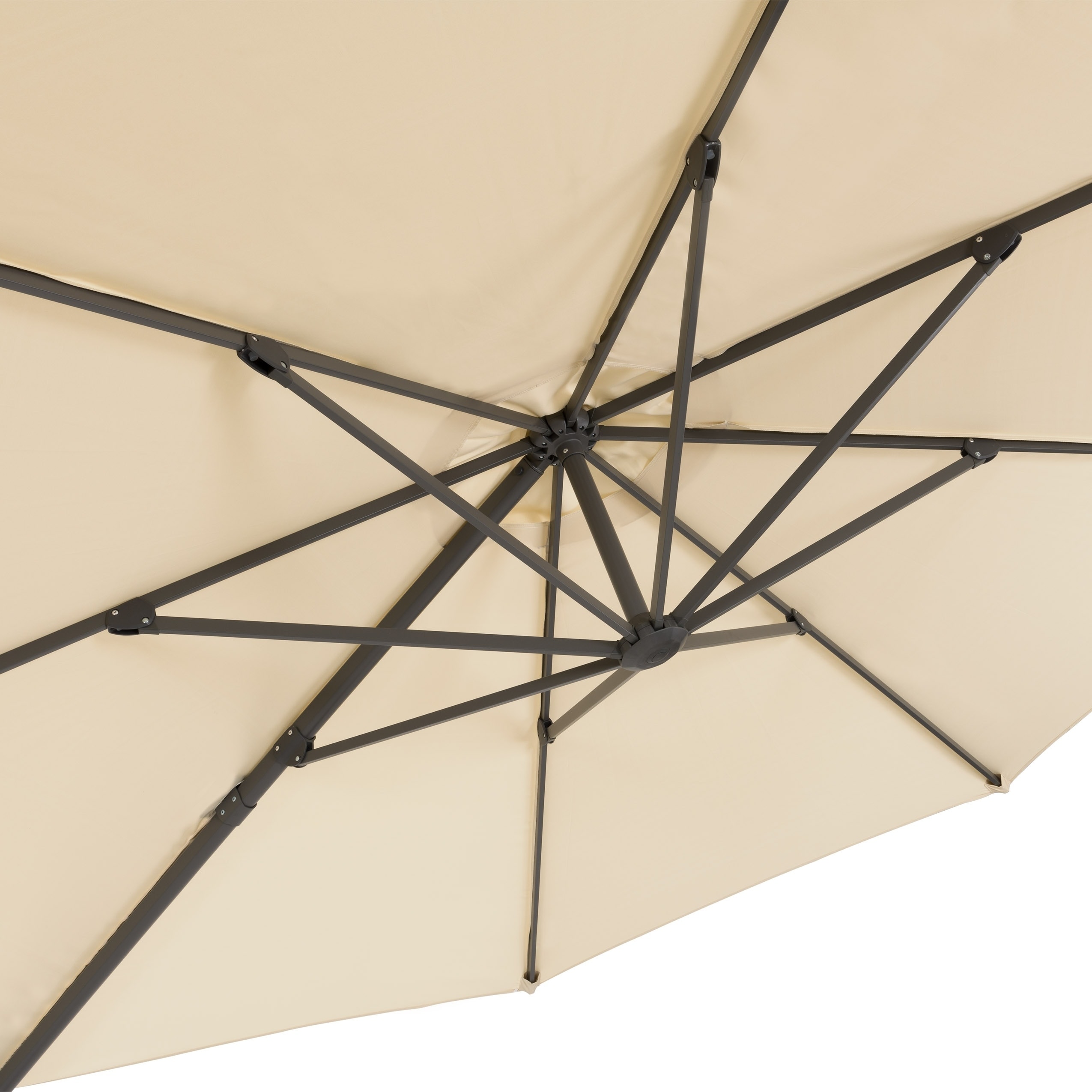 Shop Black Friday Deals On Corliving 11 5ft Uv Resistant Deluxe Offset Patio Umbrella Overstock 10035572