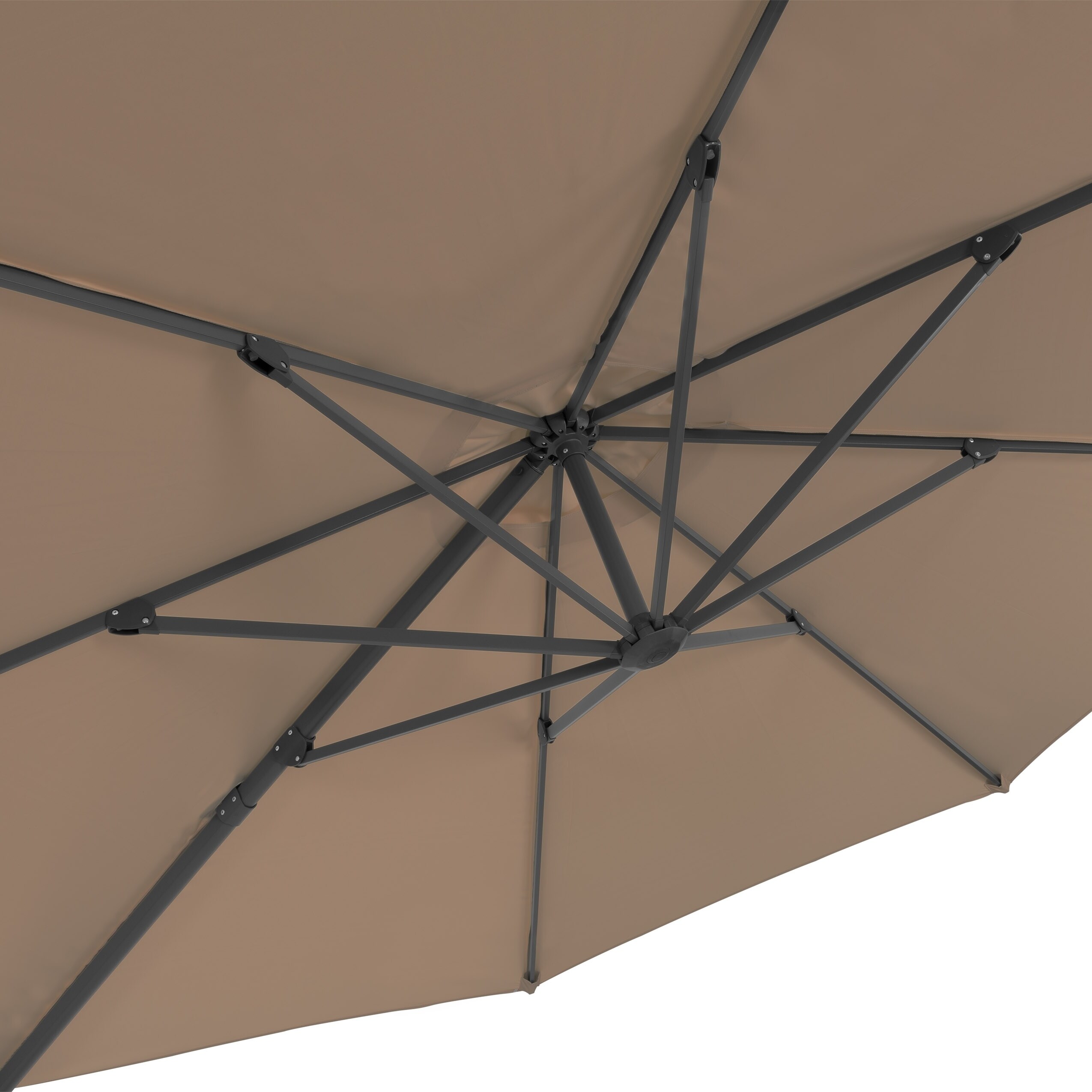 Shop Black Friday Deals On Corliving 11 5ft Uv Resistant Deluxe Offset Patio Umbrella Overstock 10035572