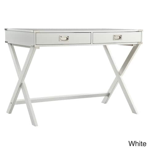 White Home Office Furniture Find Great Deals Ping At Kenton X Base Wood Accent Campaign Writing Desk Inspire Q Modern