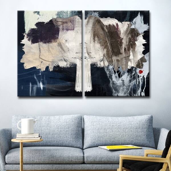 Inkd Xxi 2 Piece Wrapped Canvas Wall Art Set On Sale Overstock 10035965