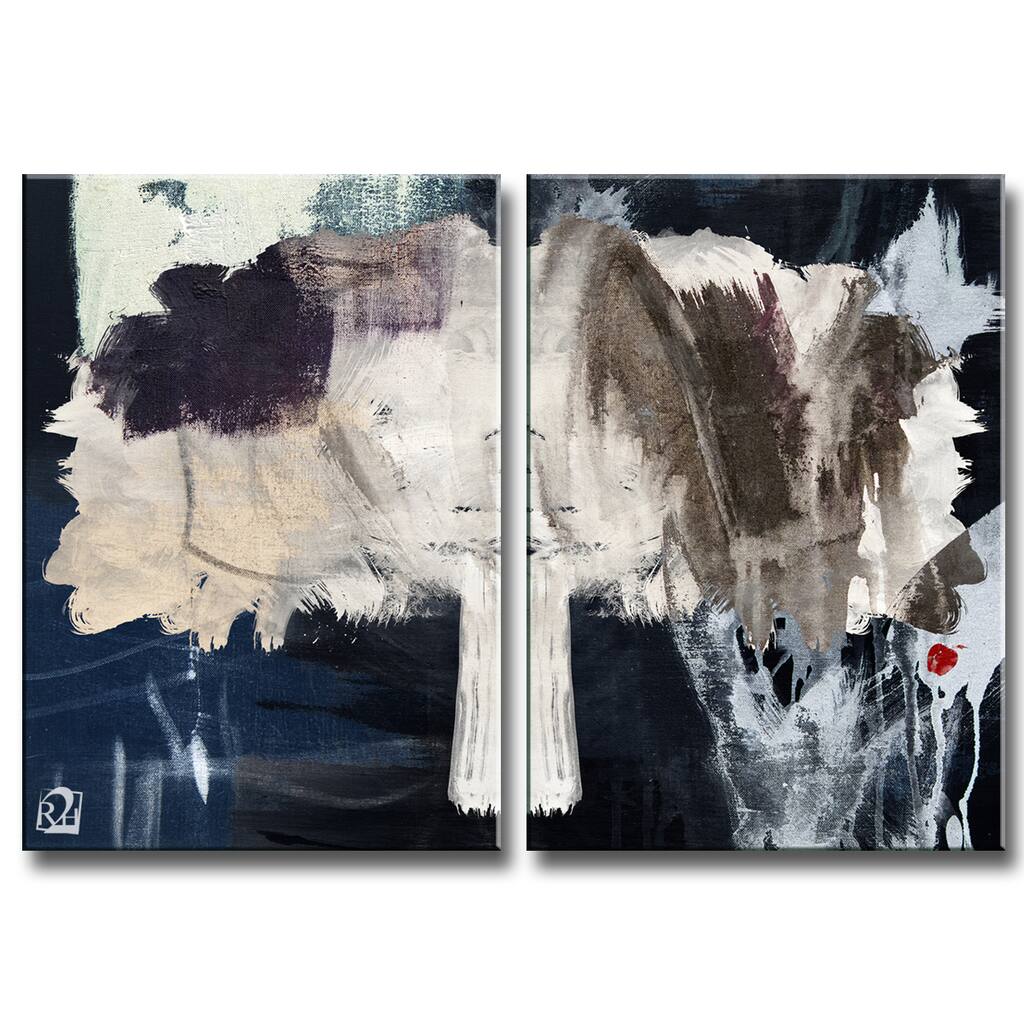 Inkd XXI' 2-Piece Wrapped Canvas Wall Art Set