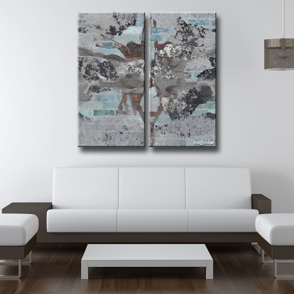 Inkd XX' 2-Piece Wrapped Canvas Wall Art Set