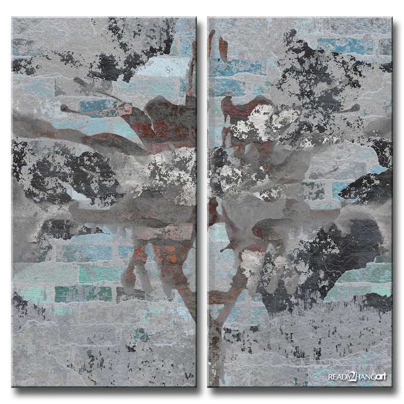 Inkd XX' 2-Piece Wrapped Canvas Wall Art Set