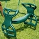 preview thumbnail 3 of 9, Swing-N-Slide Dual Ride Glider with Chains - Green - 38" L x 16" W x 24" H - 38" L x 16" W x 24" H
