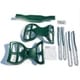 preview thumbnail 6 of 8, Swing-N-Slide Dual Ride Glider with Chains - Green - 38" L x 16" W x 24" H - 38" L x 16" W x 24" H
