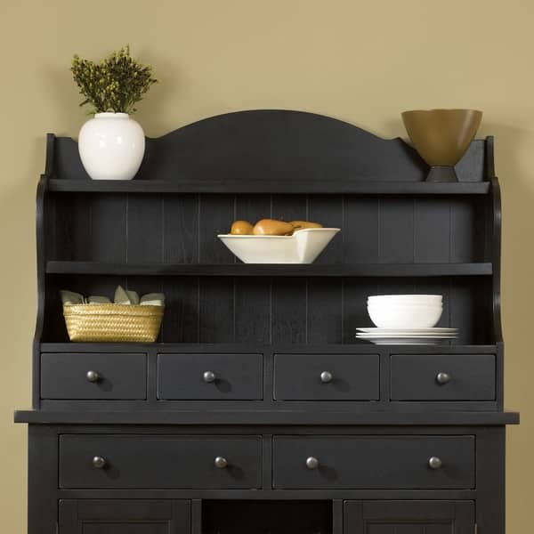 Shop The Gray Barn Vermejo Traditional Rustic Black Server And