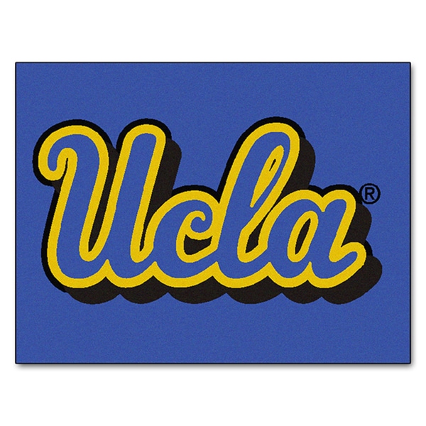 Fanmats Machine-Made UCLA Blue Nylon Allstar Rug (2'8 x 3'8)