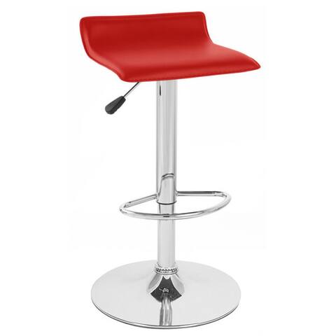 Sigma ContemporaryLeather Adjustable Barstools (Set of 2)