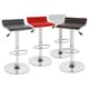 preview thumbnail 1 of 3, Sigma ContemporaryLeather Adjustable Barstools (Set of 2)