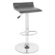 preview thumbnail 3 of 3, Sigma ContemporaryLeather Adjustable Barstools (Set of 2) Black