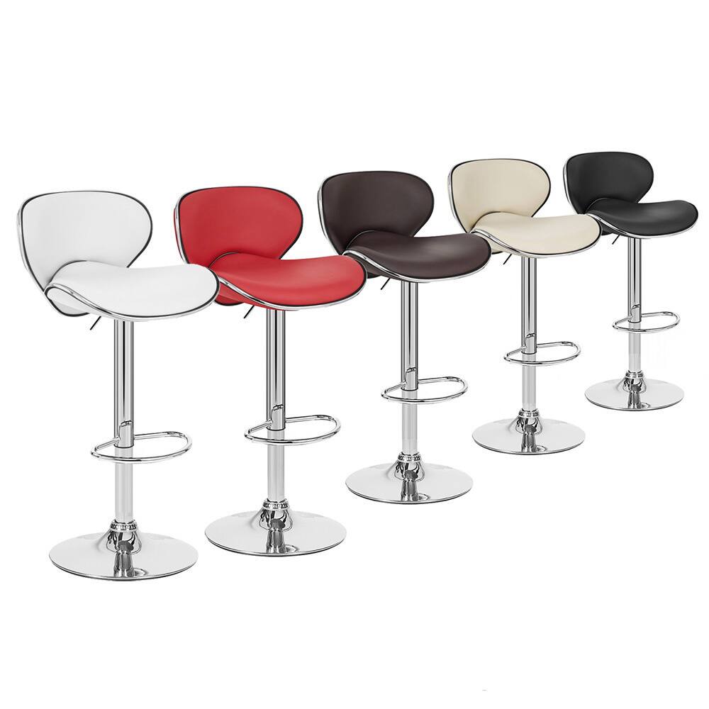 Set of 4 Kappa Contemporary Adjustable Barstool