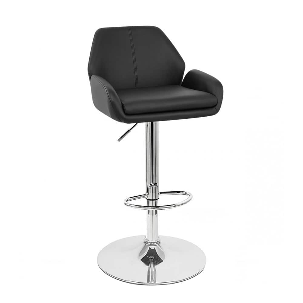 Tesla Contemporary Leather Adjustable Barstool (Set of 4)