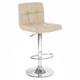 preview thumbnail 2 of 6, Boris Contemporary LeatherAdjustable Barstool (Set of 4)