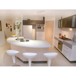 Alpha Contemporary Bombo Style Adjustable Barstool