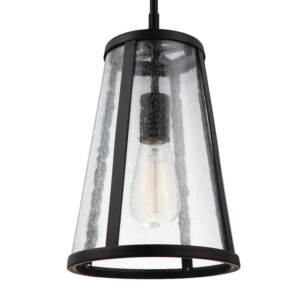 Feiss Harrow 1-light Oil Rubbed Bronze Mini Pendant