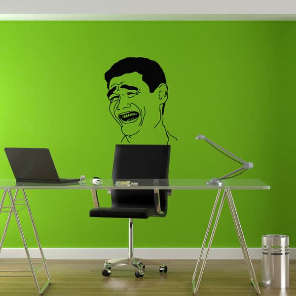 Troll Face Meme Decal Sticker 