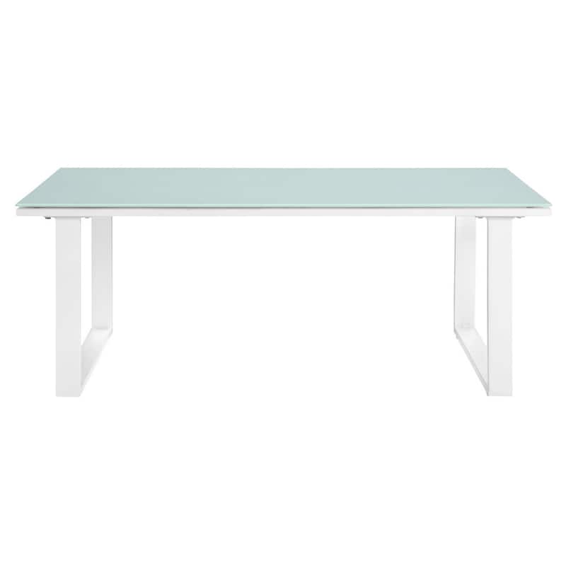 Chance Glass-top Outdoor Patio Coffee Table