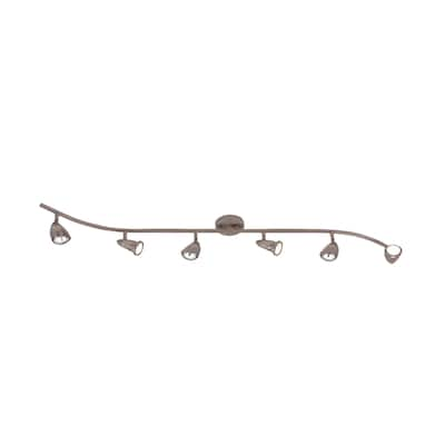 Trans Globe Stingray 6 Light Fixed Track Lighting Kit