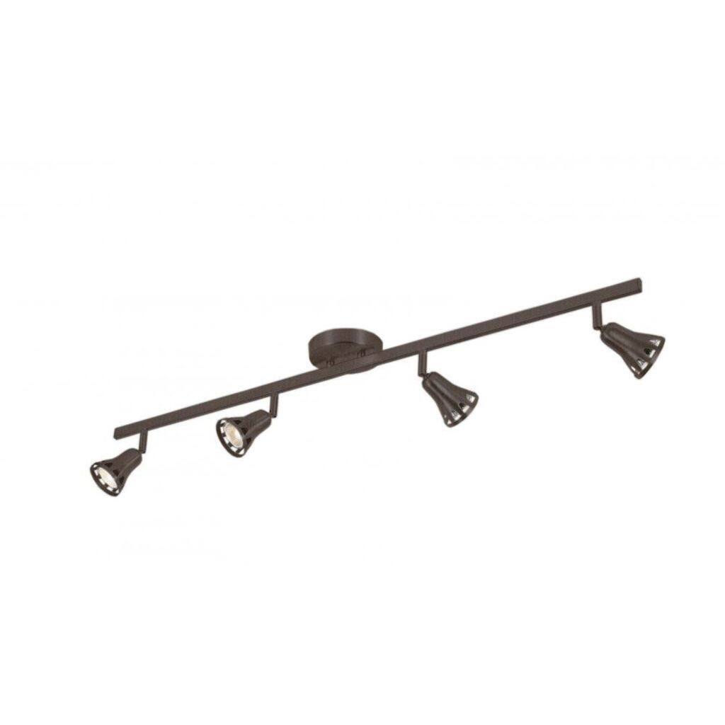 Cambridge 4-Light Rubbed Oil Bronze 4.75 in. Track Light