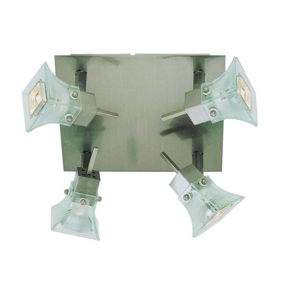 Cambridge 4-Light Brushed Nickel 12 in. Track Light